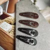 VIAMAJA Hår Accessories<Hårspænde Mina Brown 4 stk