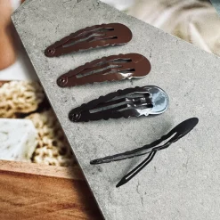 VIAMAJA Hår Accessories<Hårspænde Mina Brown 4 stk