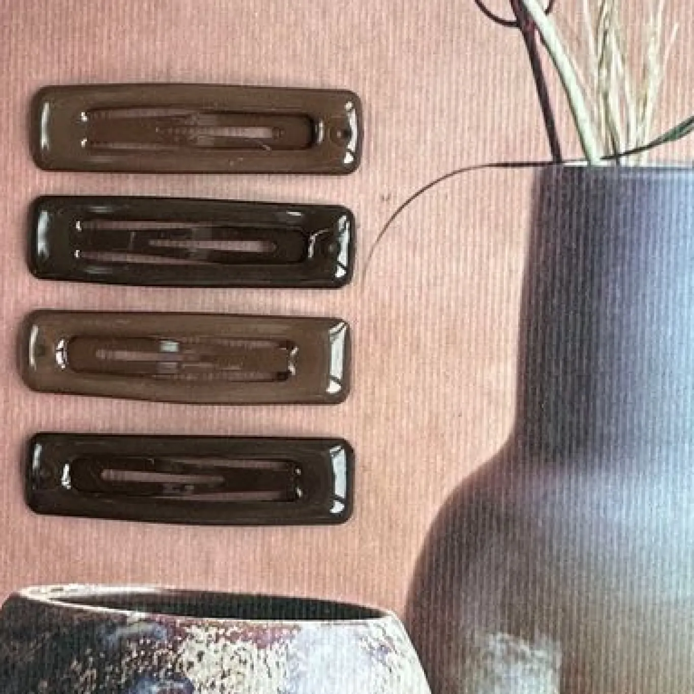 VIAMAJA Hår Accessories<Hårspænder Brown - 4 stk.