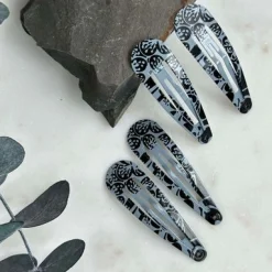 VIAMAJA Hår Accessories<Hårspænder Eva Grey - 4 stk