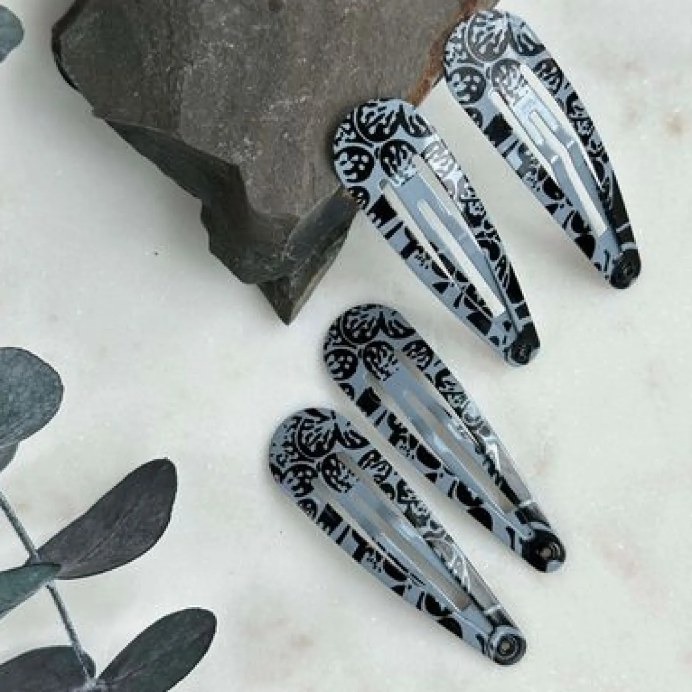 VIAMAJA Hår Accessories<Hårspænder Eva Grey - 4 stk