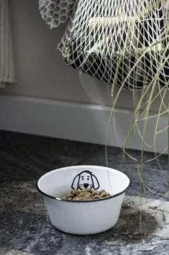 VIAMAJA Hund<Hundeskål emalje - Lille