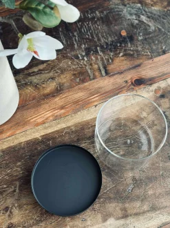VIAMAJA Lysestager|Jul<Hurricane med glas