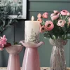 VIAMAJA Vaser|Interiør<Hyacintvase m. Blomsterkant - Rosa