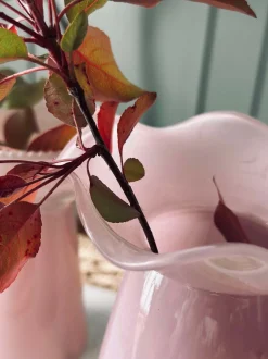 VIAMAJA Vaser|Interiør<Hyacintvase m. Blomsterkant - Rosa
