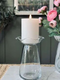 VIAMAJA Vaser|Interiør<Hyacintvase m. Blomsterkant - Klar