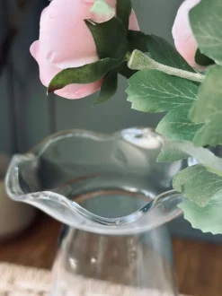VIAMAJA Vaser|Interiør<Hyacintvase m. Blomsterkant - Klar