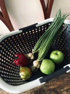 VIAMAJA Kurve / Opbevaring<Indkøbskurv med håndtag - Recycling