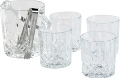 VIAMAJA Krus, Kopper Og Glas<Isspand med 4 glas