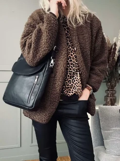 VIAMAJA Jakker<Jakke Lucile Brown teddy