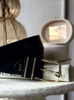 VIAMAJA Bælter<Jeans bælte - Black / gold