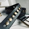 VIAMAJA Bælter<Jeans bælte dekoreret med nitter - Black