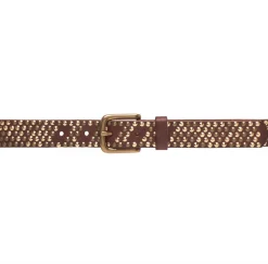 VIAMAJA Bælter<Jeans bælte med nitter - Brown/ gold