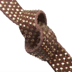 VIAMAJA Bælter<Jeans bælte med nitter - Brown/ gold