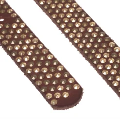 VIAMAJA Bælter<Jeans bælte med nitter - Brown/ gold