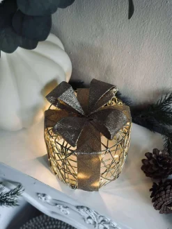 VIAMAJA Led Jul|Led Dekoration<Julegaver med led lys - 3 stk.