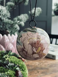 VIAMAJA Jul<Julekugle - metal flower