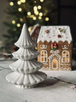 VIAMAJA Jul<Juletræ - Hvid porcelæn