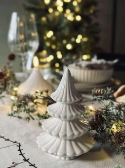 VIAMAJA Jul<Juletræ - Hvid porcelæn