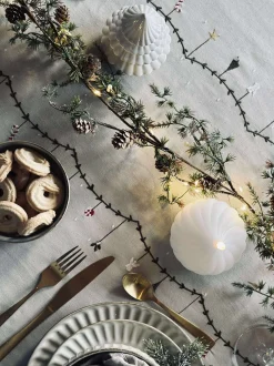 VIAMAJA Jul<Juletræ - Hvid porcelæn