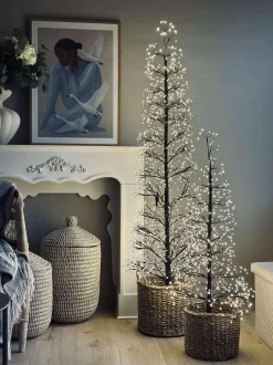 VIAMAJA Lys Og Led|Blomster<Juletræ med 1600 led lys - Black