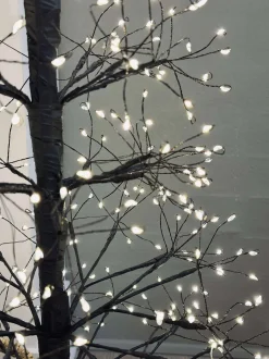 VIAMAJA Lys Og Led|Blomster<Juletræ med 1600 led lys - Black