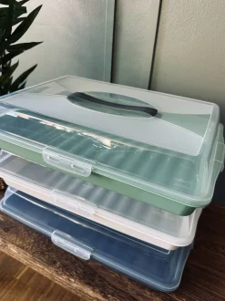 VIAMAJA Alt Til Bagning|Køkken Opbevaring<Kagefad med låg - Color mix