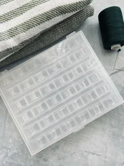 VIAMAJA Kreativ Opbevaring<Kasse med 36 spoler