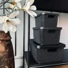 Børn VIAMAJA Opbevaring Til Badeværelse|Garderobe Opbevaring<Kasse med låg - Large VILA BLACK