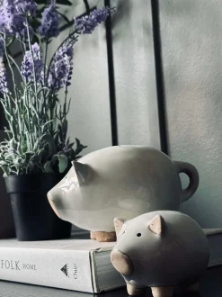 VIAMAJA Interiør|Pynte Genstande<Keramik gris - Lille
