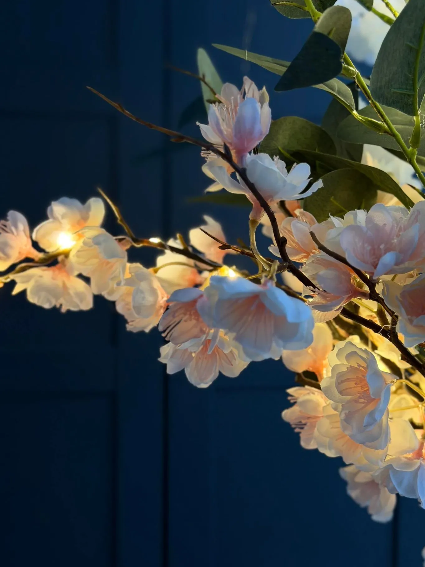 VIAMAJA Blomster<Kirsebærgren med lys - Rosa