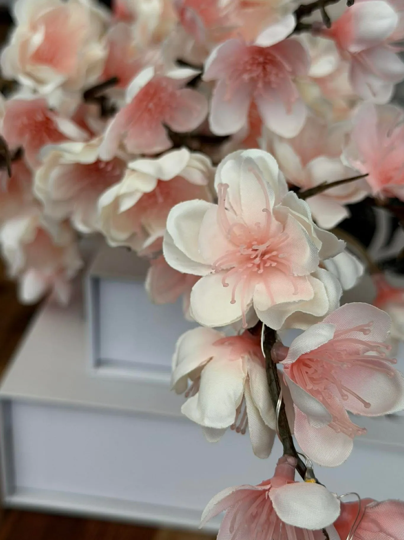 VIAMAJA Blomster<Kirsebærgren med lys - Rosa