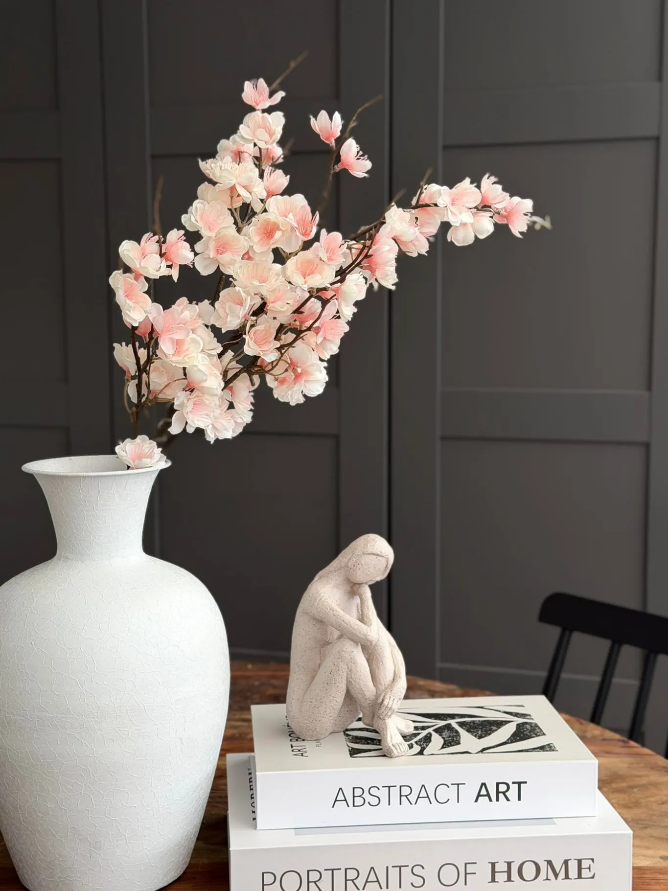 VIAMAJA Blomster<Kirsebærgren med lys - Rosa