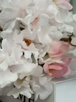 VIAMAJA Blomster<Kirsebærgren med lys - Rosa / hvid