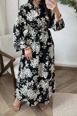 VIAMAJA Kjoler<Kjole flower Boheme - Black