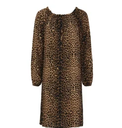 VIAMAJA Kjoler<Kjole leopard – Mellem lang