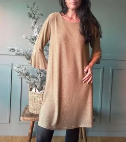 VIAMAJA Kjoler<Kjole Sparkle Gold