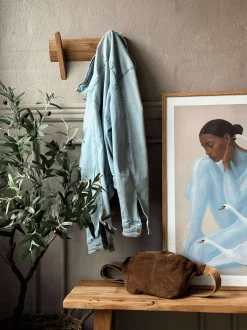 VIAMAJA Knagerække|Garderobe Opbevaring<Knagerække - Eg 2 hooks
