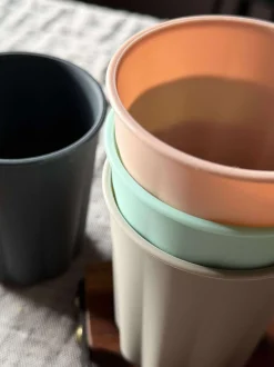 VIAMAJA Krus, Kopper Og Glas|Camping Og Picnic<Kop color - Sæt a 4stk