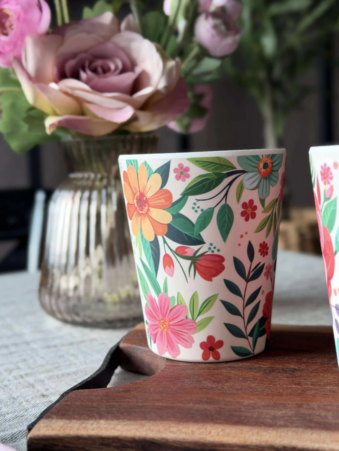 VIAMAJA Krus, Kopper Og Glas|Mini Maja<Kop Flower Melamin