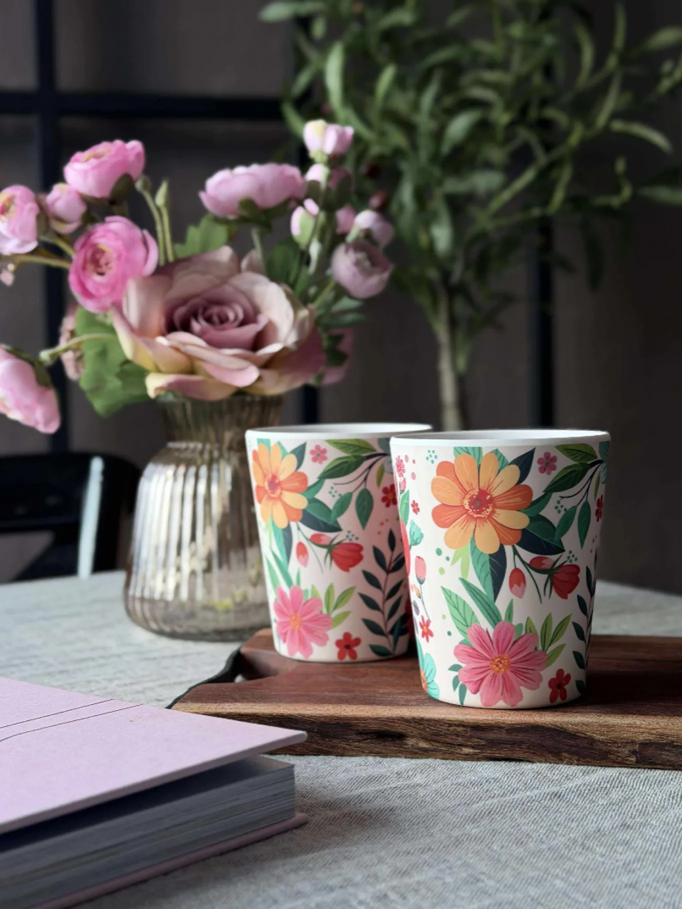 VIAMAJA Krus, Kopper Og Glas|Mini Maja<Kop Flower Melamin