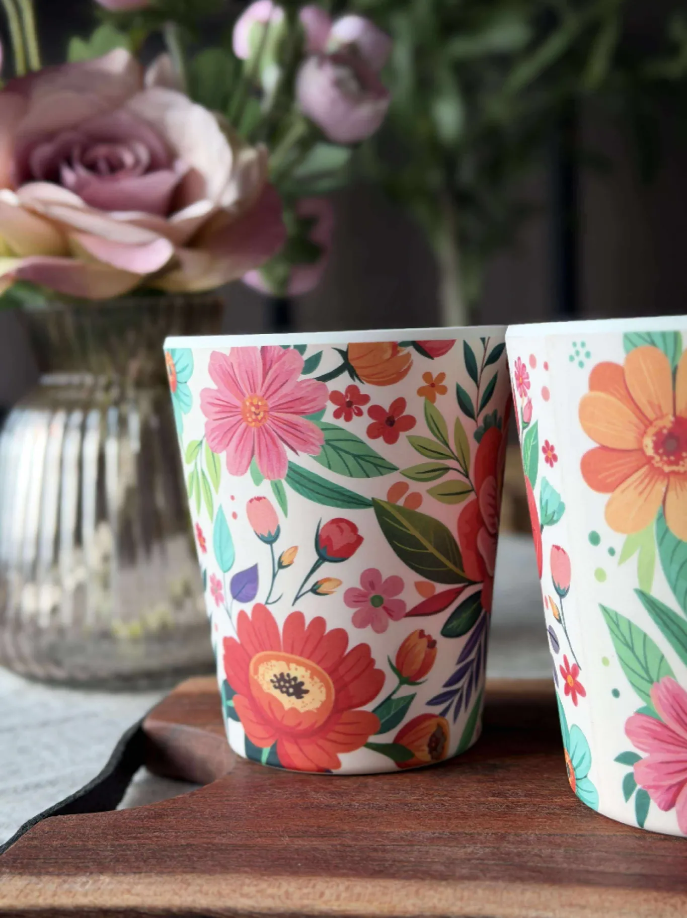 VIAMAJA Krus, Kopper Og Glas|Mini Maja<Kop Flower Melamin