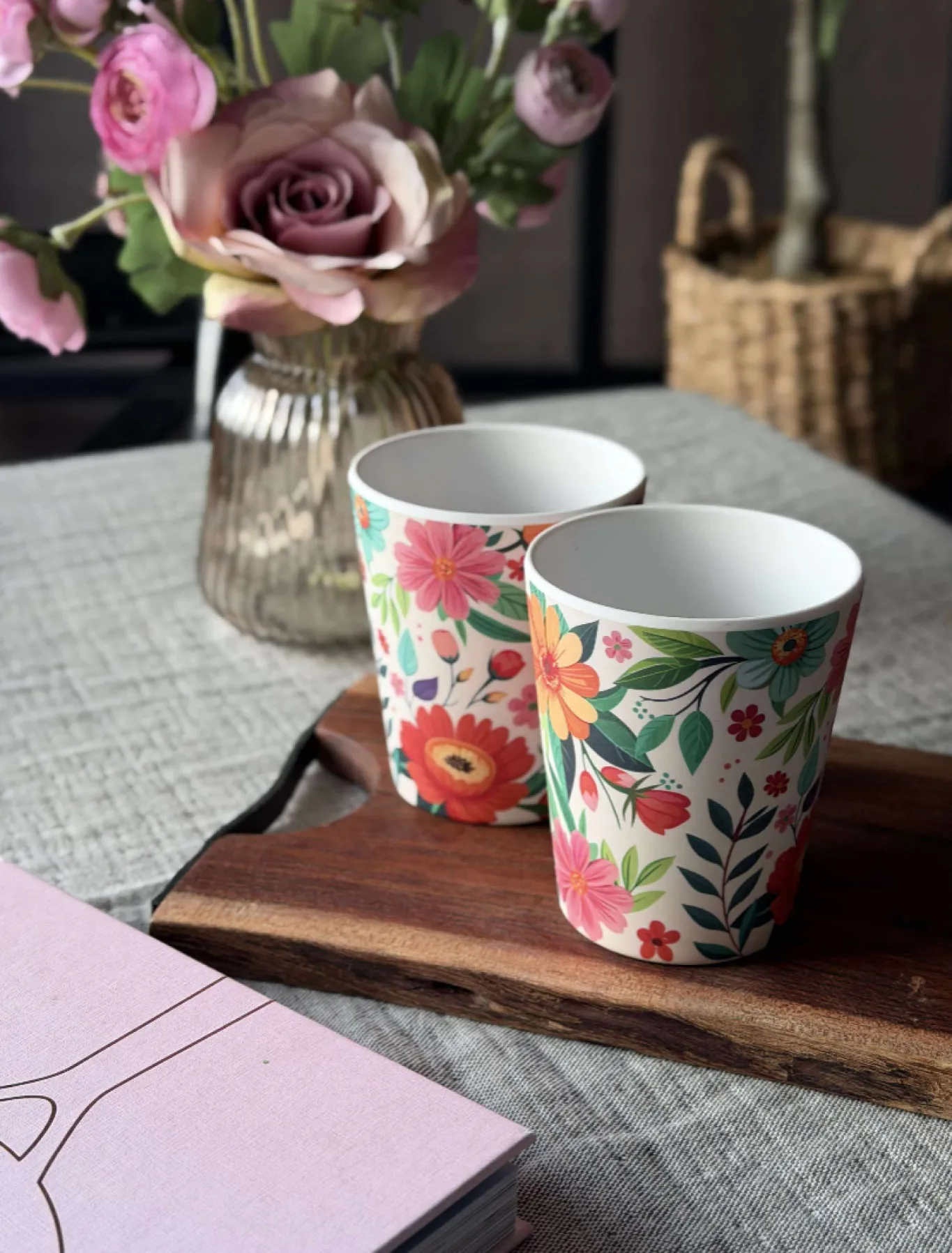 VIAMAJA Krus, Kopper Og Glas|Mini Maja<Kop Flower Melamin
