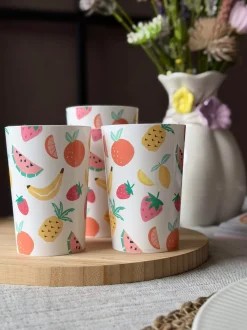 VIAMAJA Krus, Kopper Og Glas|Mini Maja<Kop FRUIT - 4 stk.