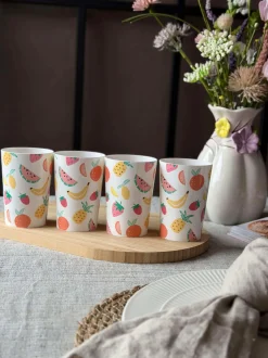 VIAMAJA Krus, Kopper Og Glas|Mini Maja<Kop FRUIT - 4 stk.