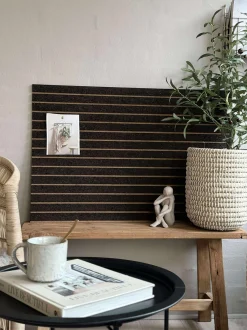 VIAMAJA Korkplader<Korkplade med panel effekt NEW Dark - Støjdæmpende