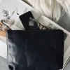 VIAMAJA Clutch|Toilettasker<Kosmetikpung / Clutch - Black leather