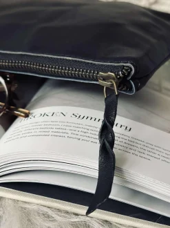 VIAMAJA Clutch|Toilettasker<Kosmetikpung / Clutch - Black leather