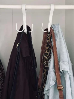 VIAMAJA Garderobe Opbevaring<Krog til bøjler eller tasker - 2 stk.