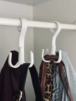 VIAMAJA Garderobe Opbevaring<Krog til bøjler eller tasker - 2 stk.